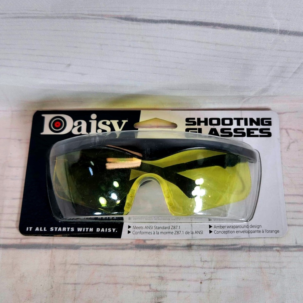 Daisy Shooting Glasses‎ Amber Wraparound Safety Eyewear